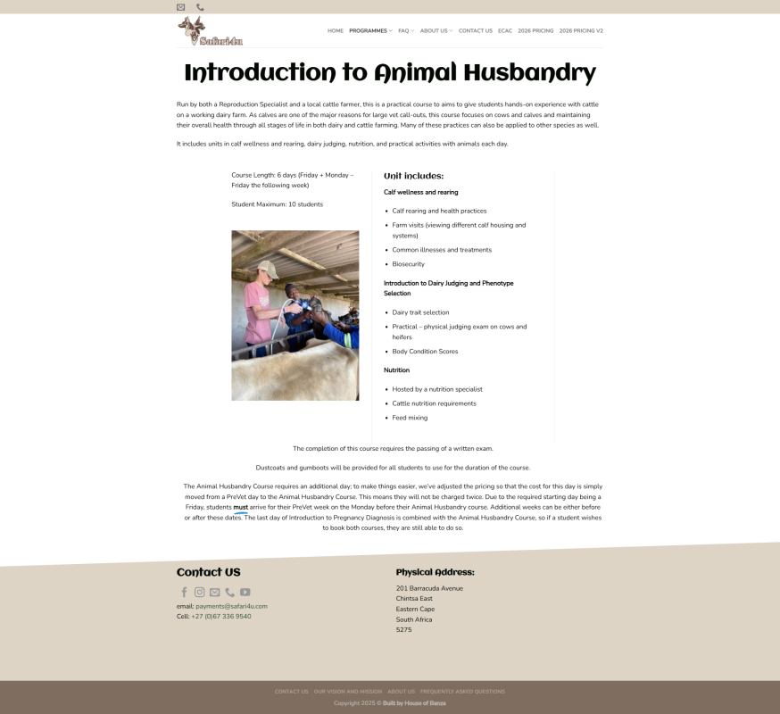 2 Safari4u Introduction To Animal Husbandry Page 874x800