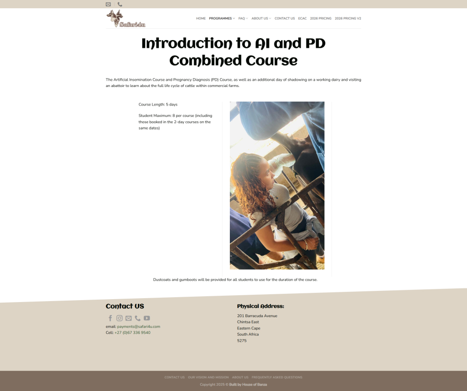 5 Safari4u Introduction To AI And PD Combined Course Page 955x800