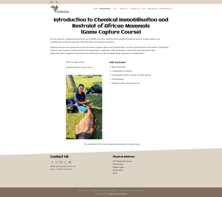 6 Safari4u Game Capture Course Page 900x800