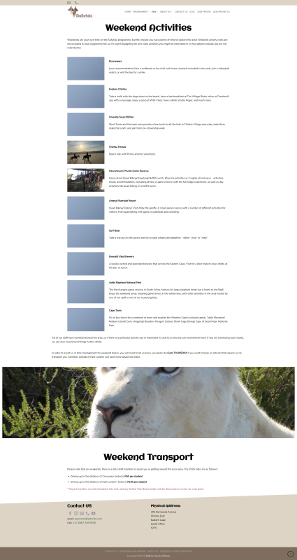 6 Safari4u Weekend Activities Page 425x800