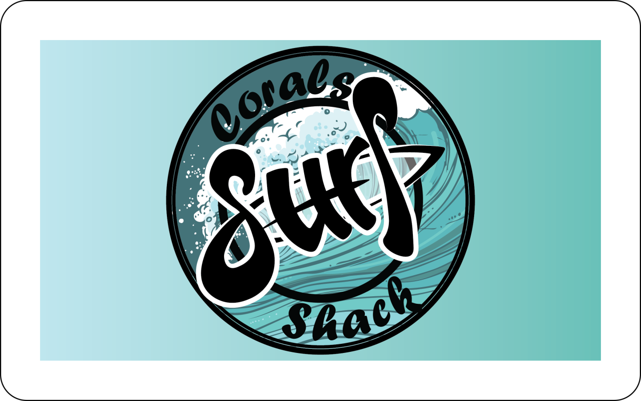 Corals Shurf Shack Business Cards Front 1279x800