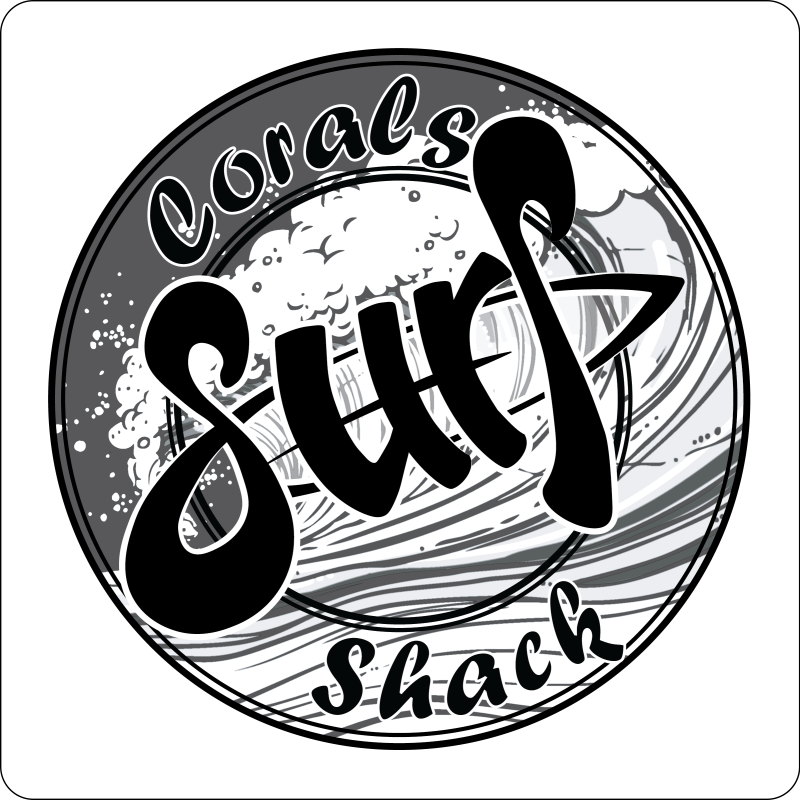 Corals Shurf Shack Logo Bw 800x800