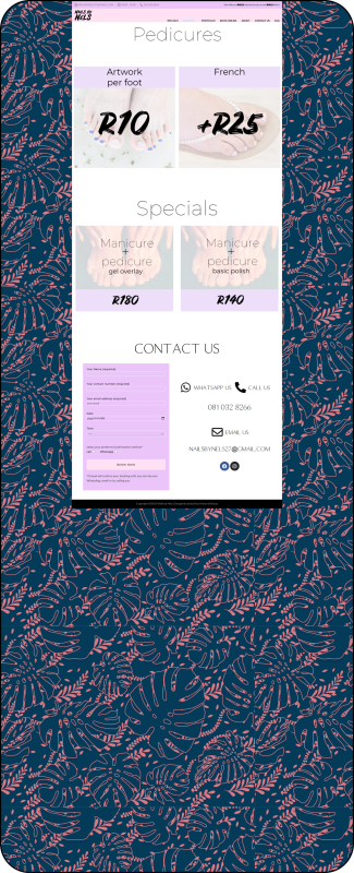 Nails By Nels Pedicure Page Desktop 325x800